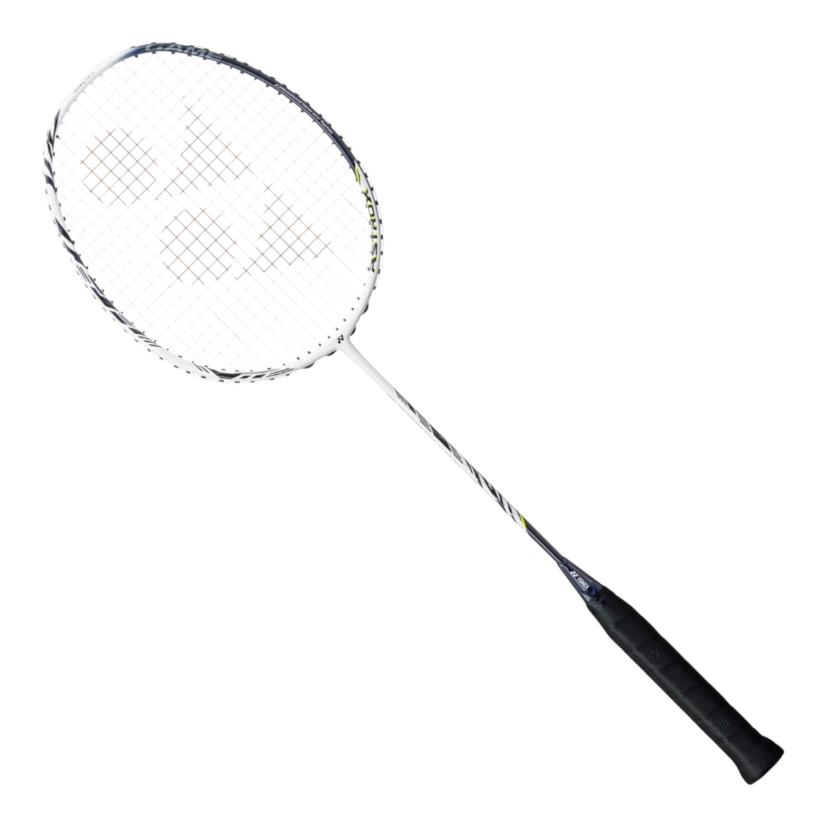 Raqueta de bádminton Radach Sports Yonex Astrox 99 Game White Tiger 4U con diseño elegante en blanco y negro