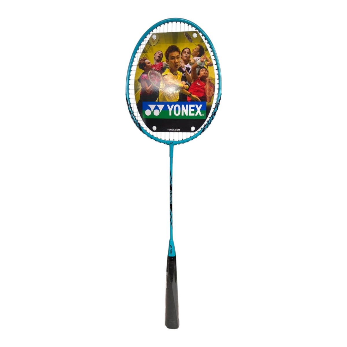 Raqueta de bádminton Radach Sports Yonex B4000 color menta con marco de aluminio y eje de acero para principiantes
