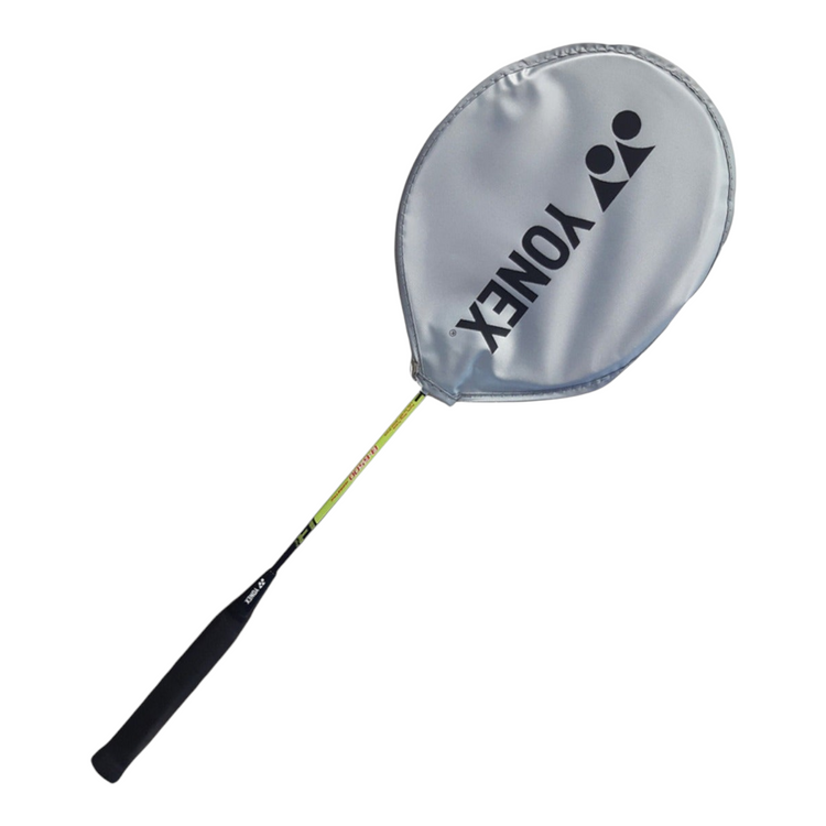 Raqueta de bádminton Radach Sports Yonex B6500 color blanco y lima con funda protectora incluida