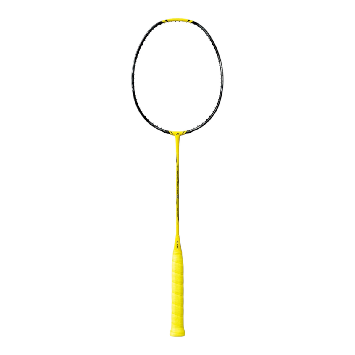 Raqueta de bádminton Radach Sports Yonex Nanoflare 1000z en color amarillo brillante con marco aerodinámico negro