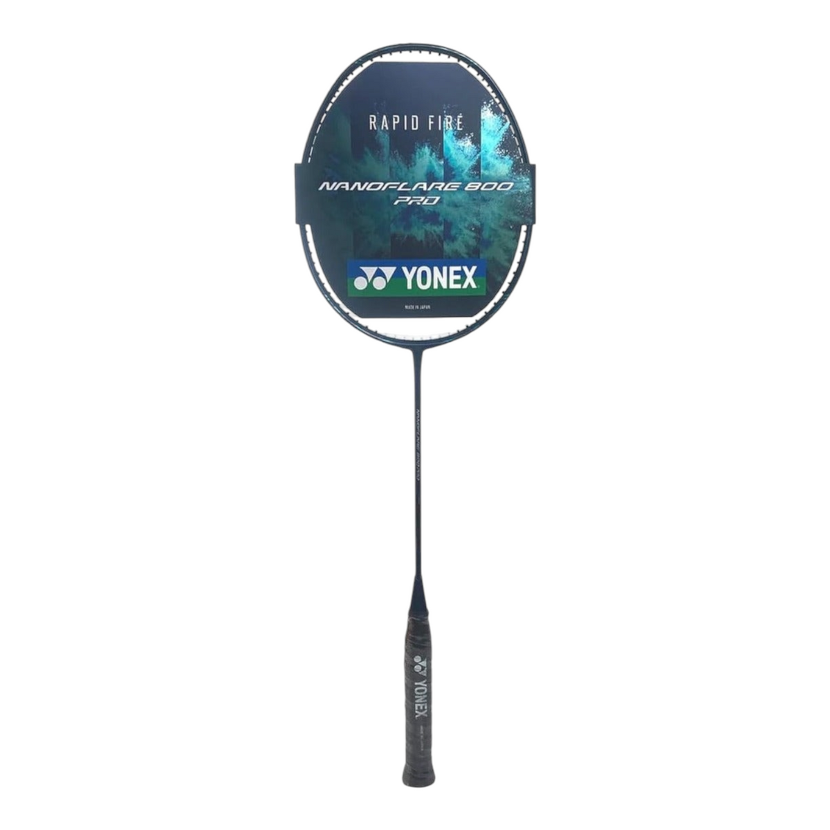 Raqueta de bádminton Radach Sports Yonex Nanoflare 800 Pro en color verde oscuro con diseño aerodinámico profesional