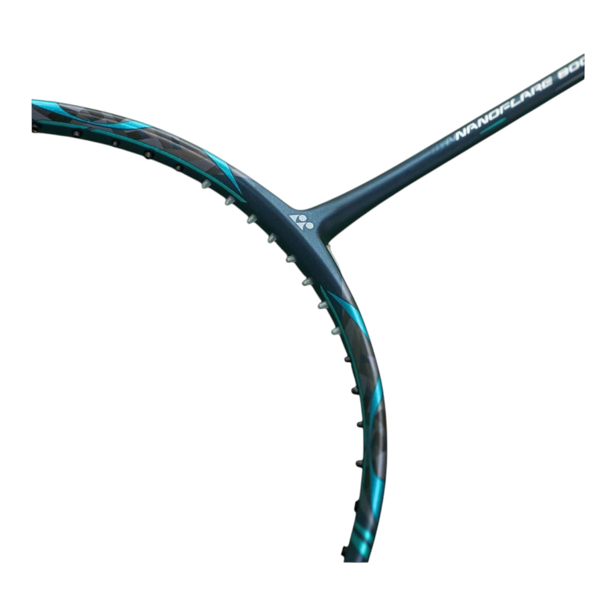 Raqueta de bádminton Radach Sports Yonex Nanoflare 800 Pro en color verde profundo con diseño aerodinámico