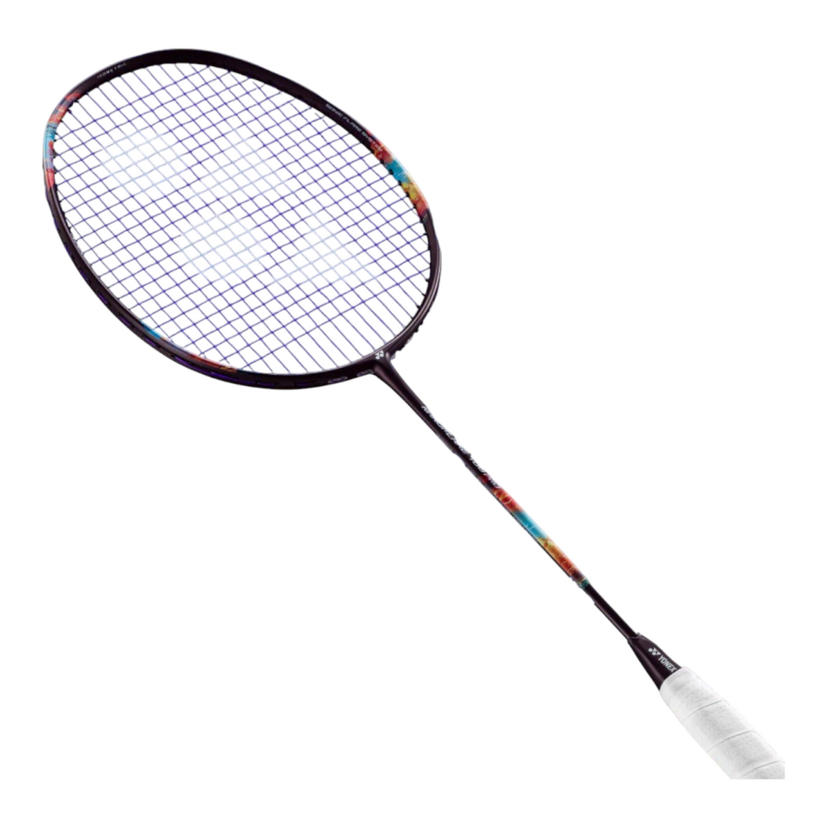 Raqueta de bádminton Radach Sports Yonex Nanoflare 1000 Game en color morado con diseño aerodinámico y encordado