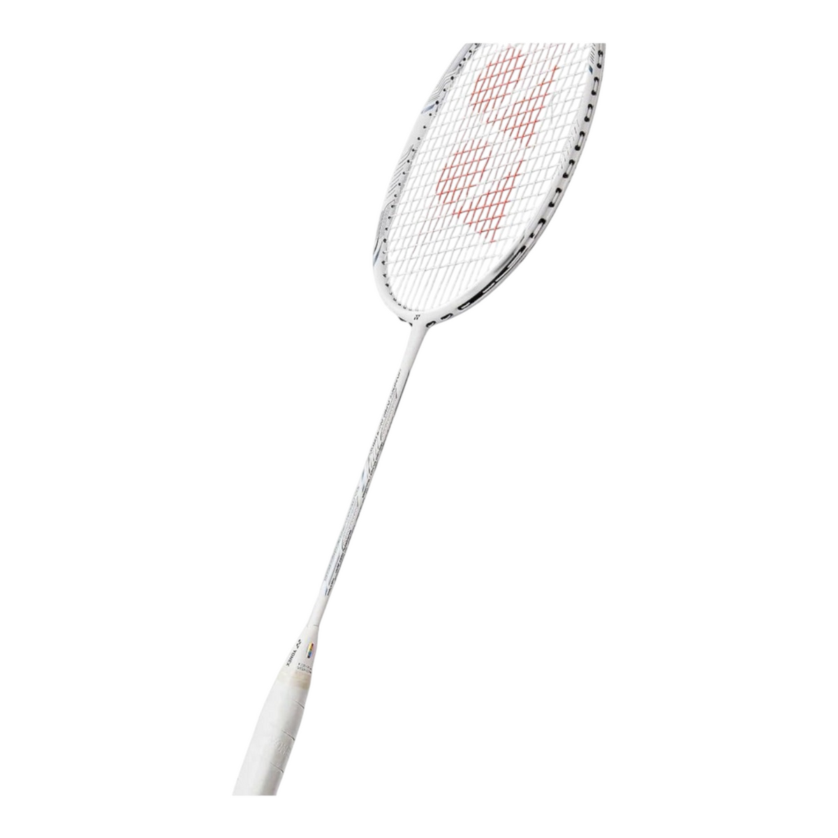 Raqueta de bádminton Radach Sports Yonex Nanoflare Nextage en color blanco y gris con diseño aerodinámico
