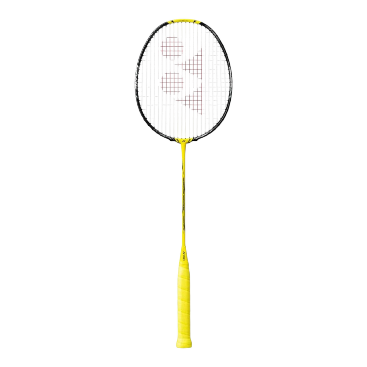 Raqueta de bádminton Yonex Nanoflare 1000 Game de Radach Sports en color amarillo y negro con diseño aerodinámico