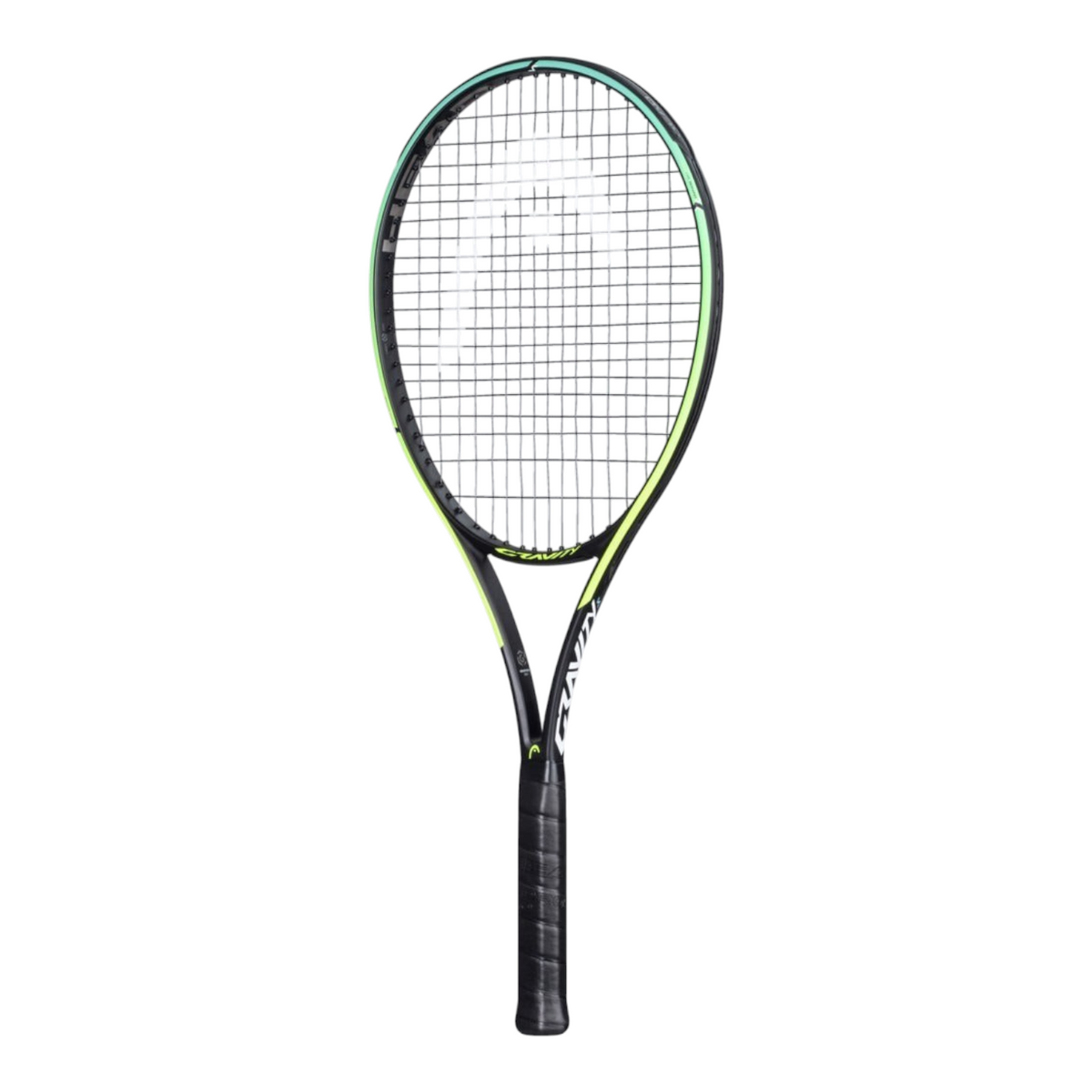 Raqueta de tenis Radach Sports Head Gravity MP 2021 con diseño degradado de amarillo a verde y tecnología Graphene 360+