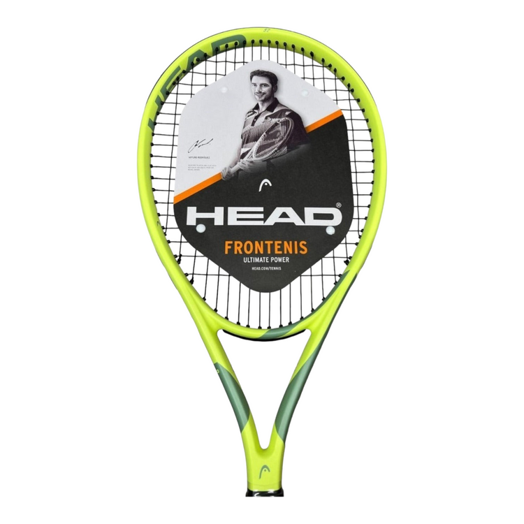 Raqueta de frontenis Radach Sports Head S2 Graphene color verde neón con encordado y diseño profesional
