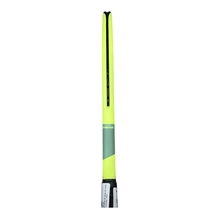 Raqueta de frontenis Radach Sports Head S2 Graphene en color amarillo neón y verde con diseño ergonómico