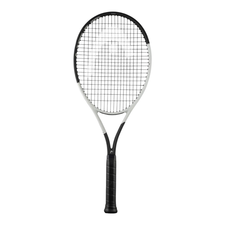 Raqueta de tenis Head Speed MP L 2024 en Radach Sports, diseño bicolor blanco y negro con tecnología Auxetic 2.0.