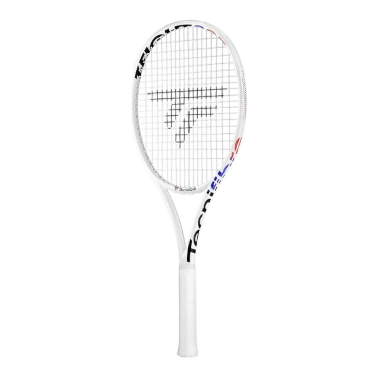 Raqueta de tenis Radach Sports Tecnifibre Tfight 305 Isoflex blanca con patrón de encordado 18x19 para control