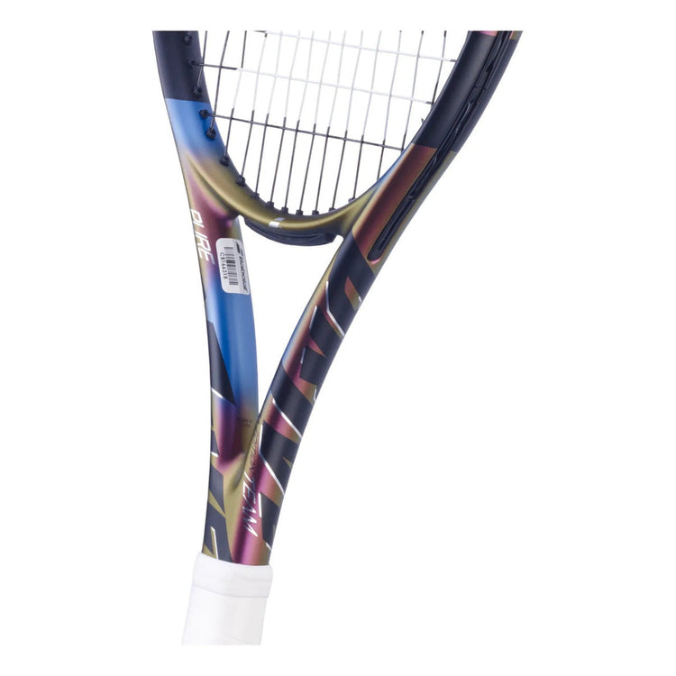 Raqueta de tenis Radach Sports Babolat Pure Drive Team Spectra con acabado iridiscente y diseño de grafito ligero