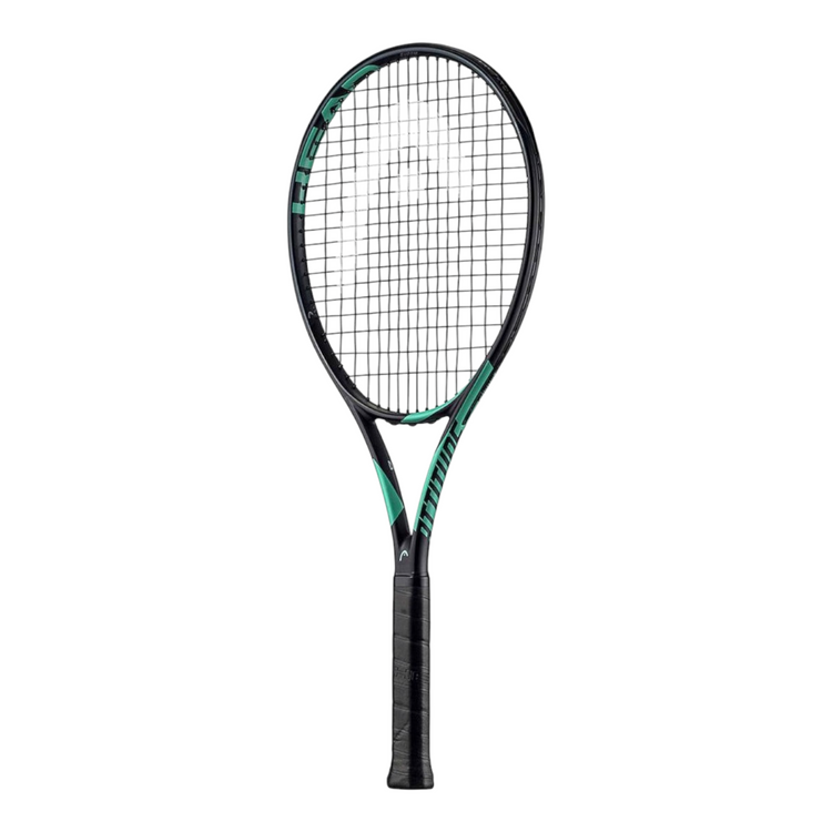 Raqueta de tenis Radach Sports Head Attitude Supreme en color negro y verde azulado para jugadores principiantes