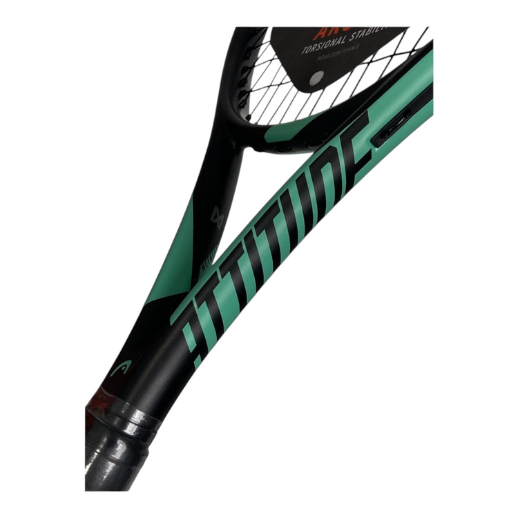 Raqueta de tenis Radach Sports Head Attitude Supreme en color negro y verde con diseño moderno y viga gruesa