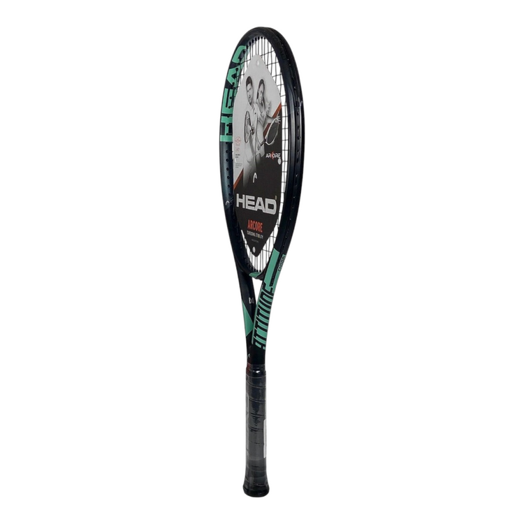 Raqueta de tenis Radach Sports Head Attitude Supreme en color negro y verde azulado para jugadores principiantes