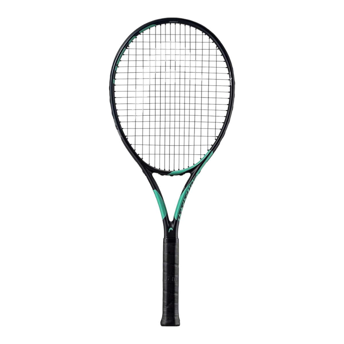 Raqueta de tenis Radach Sports Head Attitude Supreme en color negro y verde, ideal para principiantes y preencordada.