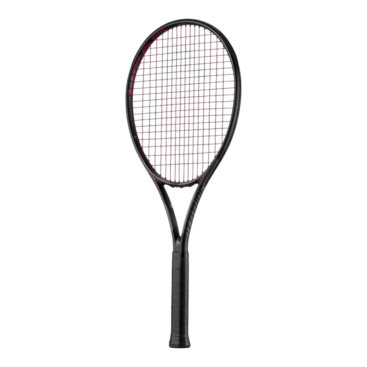 Raqueta de tenis Radach Sports Head Attitude Supreme en color negro con detalles rojos y encordado profesional