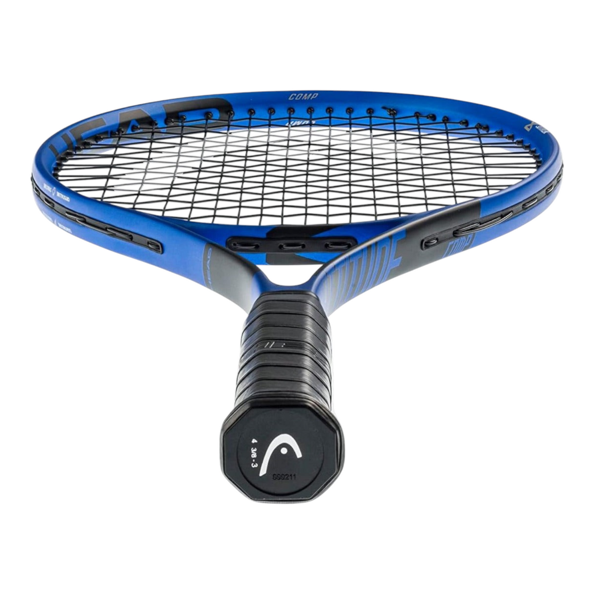 Raqueta de tenis Radach Sports Head Attitude Comp azul y negra para principiantes con diseño ligero y resistente