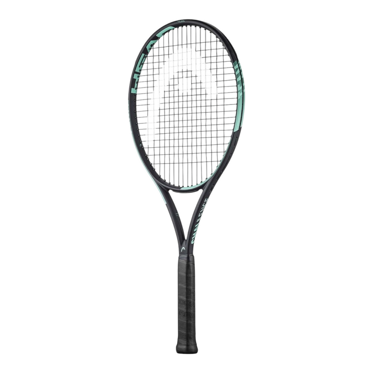 Raqueta de tenis Radach Sports Head Ig Challenge Team en color negro y detalles en verde menta de grafito