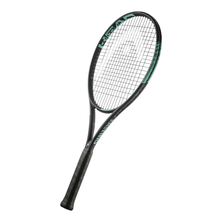 Raqueta de tenis Radach Sports Head IG Challenge Team en color negro y detalles en menta, fabricada en grafito.
