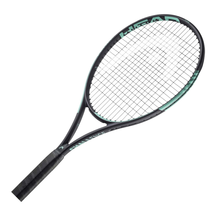 Raqueta de tenis Head Ig Challenge Team en color negro y detalles en verde menta, disponible en Radach Sports