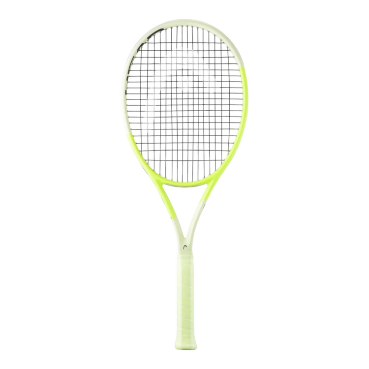 Raqueta de tenis Head Extreme Pro 2024 en color amarillo neón y blanco, disponible en Radach Sports.