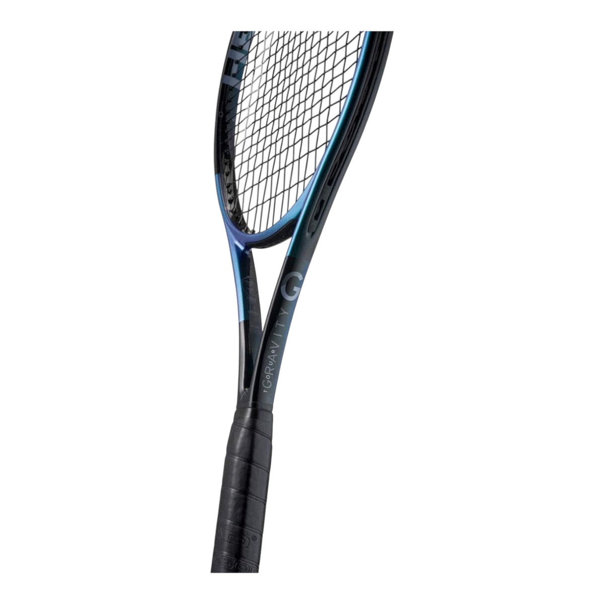 Raqueta de tenis Head Gravity MP L 2025 de Radach Sports con marco azul y negro y empuñadura negra