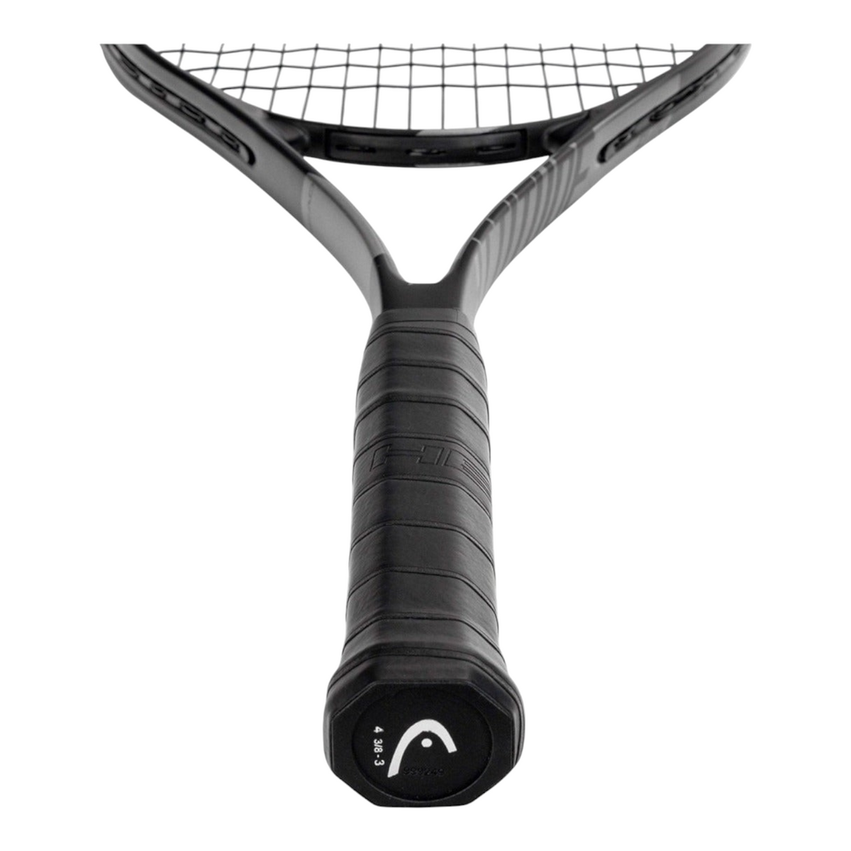 Raqueta de tenis Radach Sports Head Mx Attitude Elite negra con empuñadura ergonómica y diseño de aluminio resistente