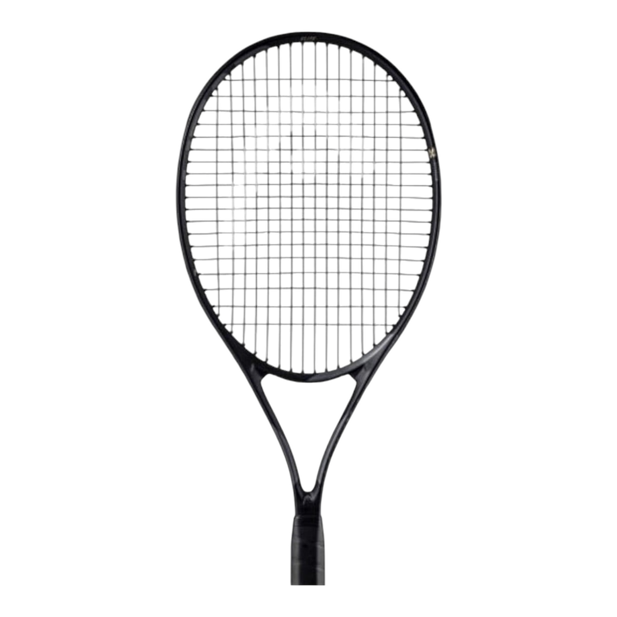 Raqueta de tenis Radach Sports Head Mx Attitude Elite Stealth de color negro con cabeza grande y preencordada