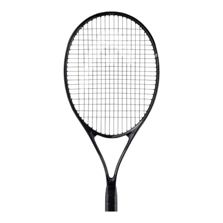 Raqueta de tenis Radach Sports Head Mx Attitude Elite Stealth de color negro con cabeza grande y preencordada