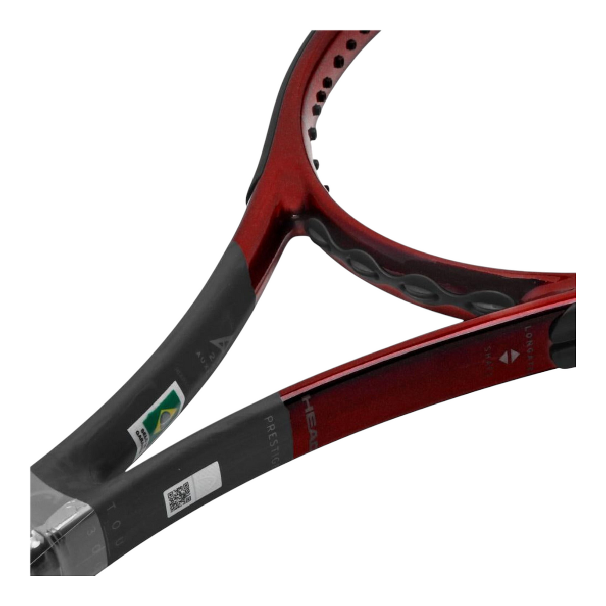 Raqueta de tenis Head Prestige Tour de Radach Sports en color rojo brillante con detalles en gris oscuro