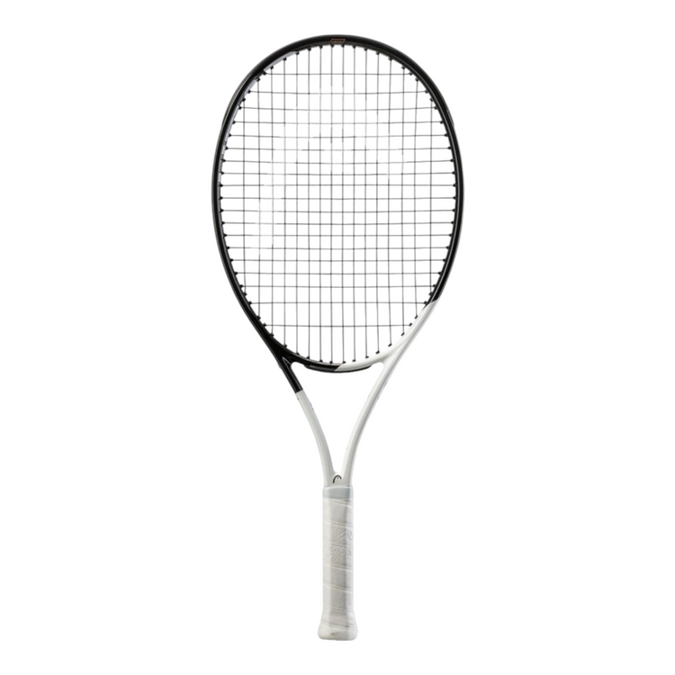 Raqueta de tenis Radach Sports Head Speed Jr 25 para niños, diseño en blanco y negro con tecnología Auxetic