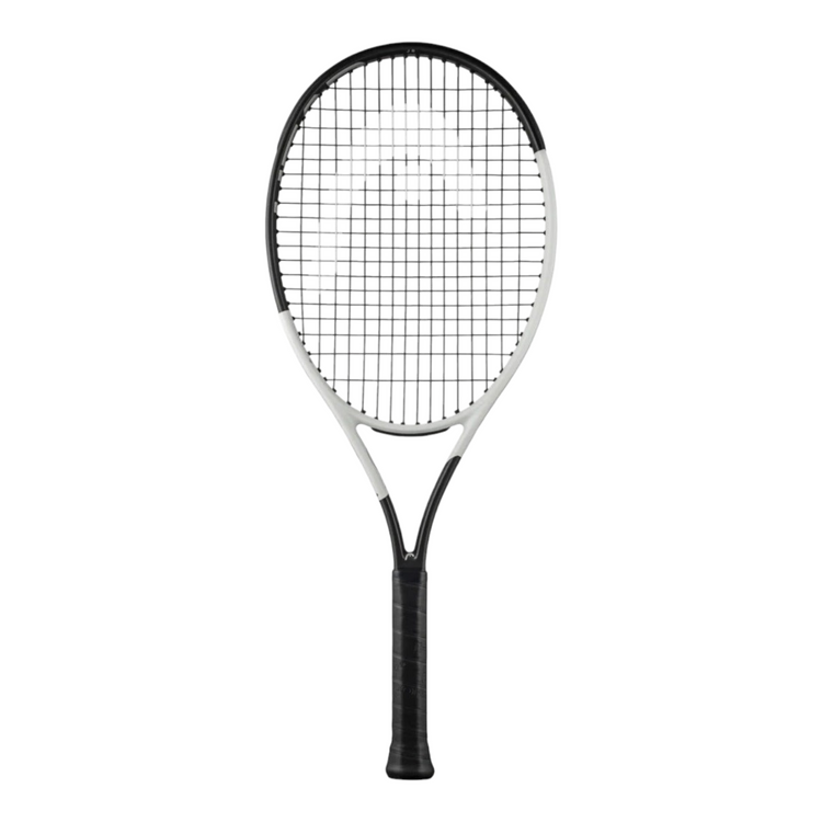 Raqueta de tenis Radach Sports Head Speed Jr. 2024 en blanco y negro para niños de 9 a 11 años con tecnología Auxetic