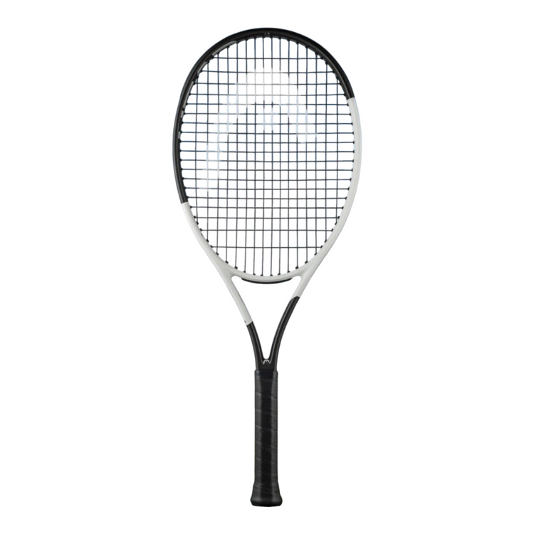 Raqueta de tenis Radach Sports Head Speed Jr. 2024 blanca y negra para niños de 9 a 11 años con tecnología Auxetic.