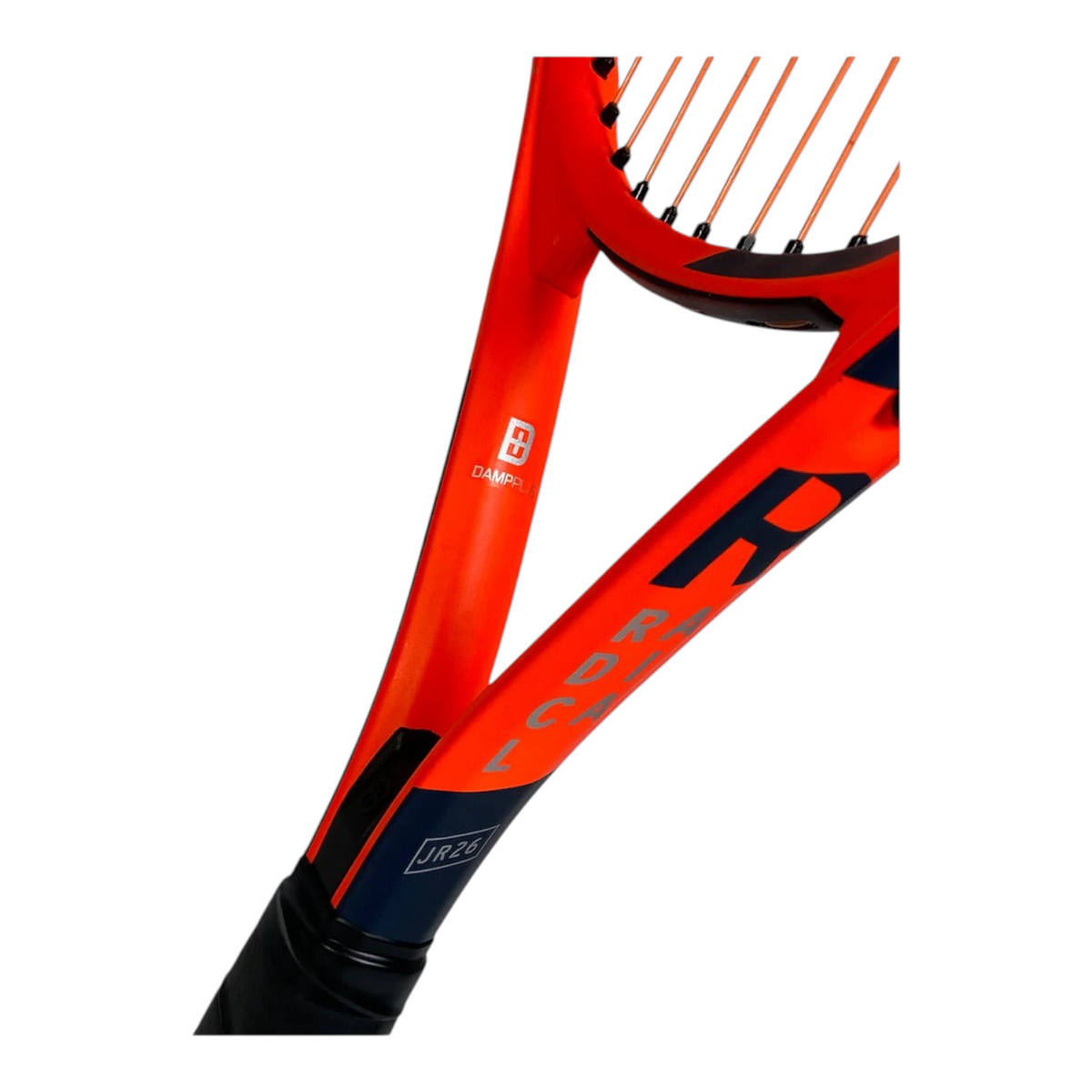 Raqueta de tenis Radach Sports Head Radical Junior 25 de aluminio en color naranja con tecnología Damp+ para niños