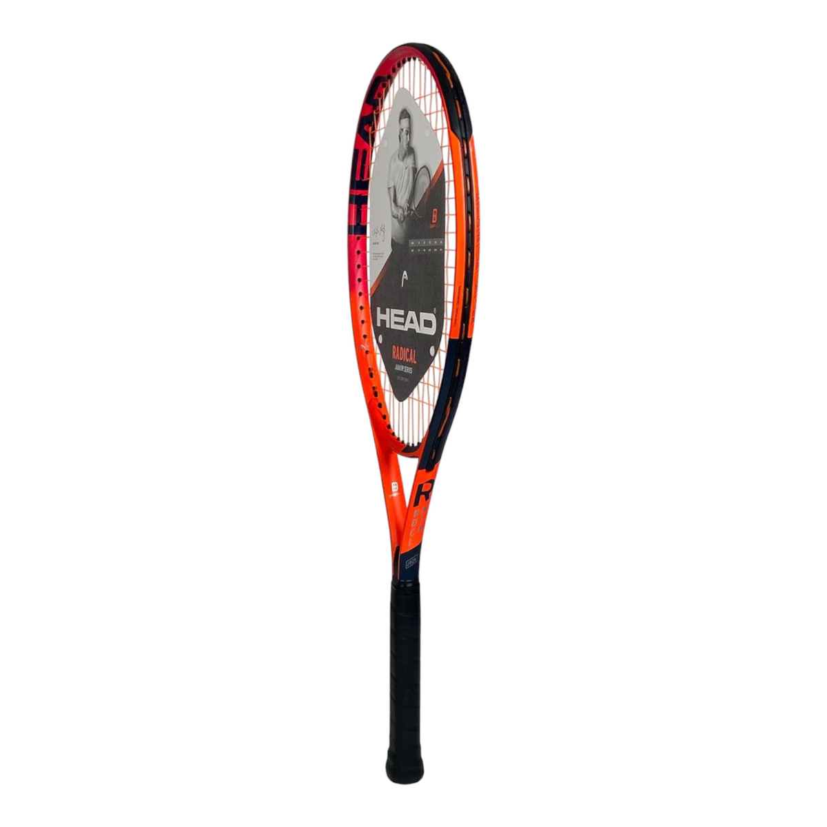 Raqueta de tenis Radach Sports Head Radical Junior 25 de aluminio en color naranja y negro para niños