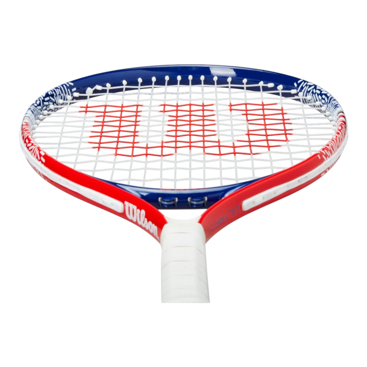 Raqueta de tenis Radach Sports Wilson Ultra UV Junior 25 de aluminio en colores rojo y azul para niños de 9 a 10 años