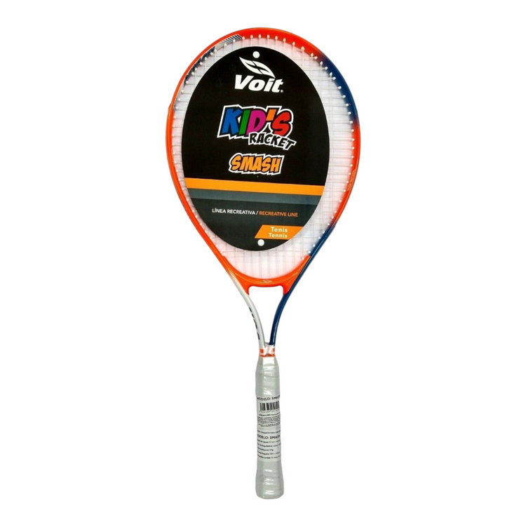 Raqueta de tenis Radach Sports Voit Smash Junior 25 de aluminio en color naranja para niños de 9 a 10 años