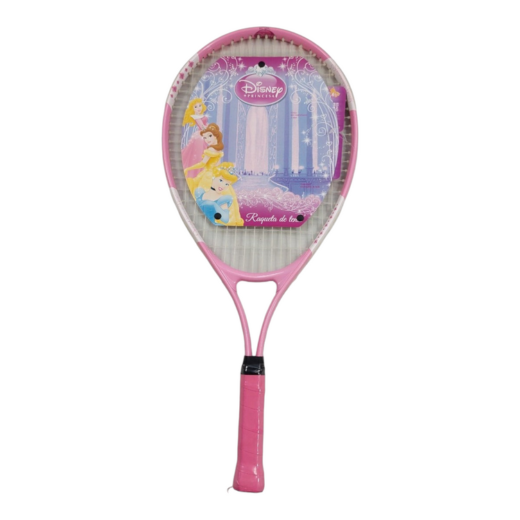 Raqueta de tenis infantil Radach Sports de aluminio color rosa con diseño de las Princesas Disney, medida 23