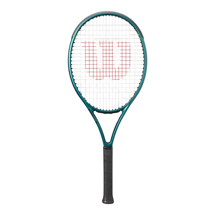 Raqueta de tenis Radach Sports Wilson Blade Junior 26 V9 en color verde esmeralda para niños de 9 a 11 años