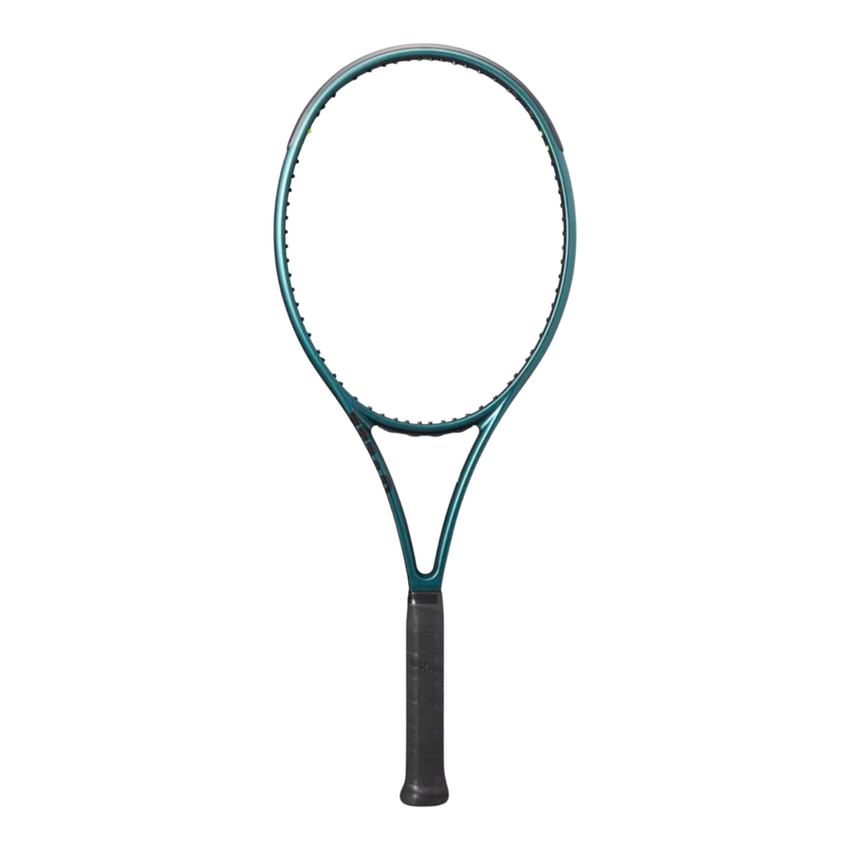 Raqueta de tenis Radach Sports Wilson Blade 100UL V9 en color verde esmeralda mate con diseño ligero y profesional