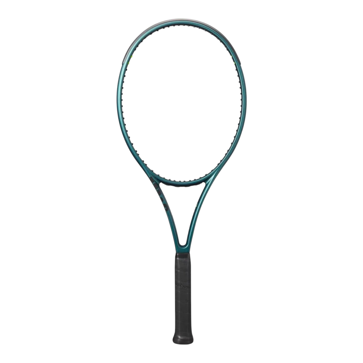 Raqueta de tenis Radach Sports Wilson Blade 100L V9 en color verde esmeralda mate con acabado profesional