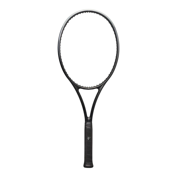 Raqueta de tenis Radach Sports Wilson RF 01 Laver Cup 2024 en color negro con diseño aerodinámico y elegante.