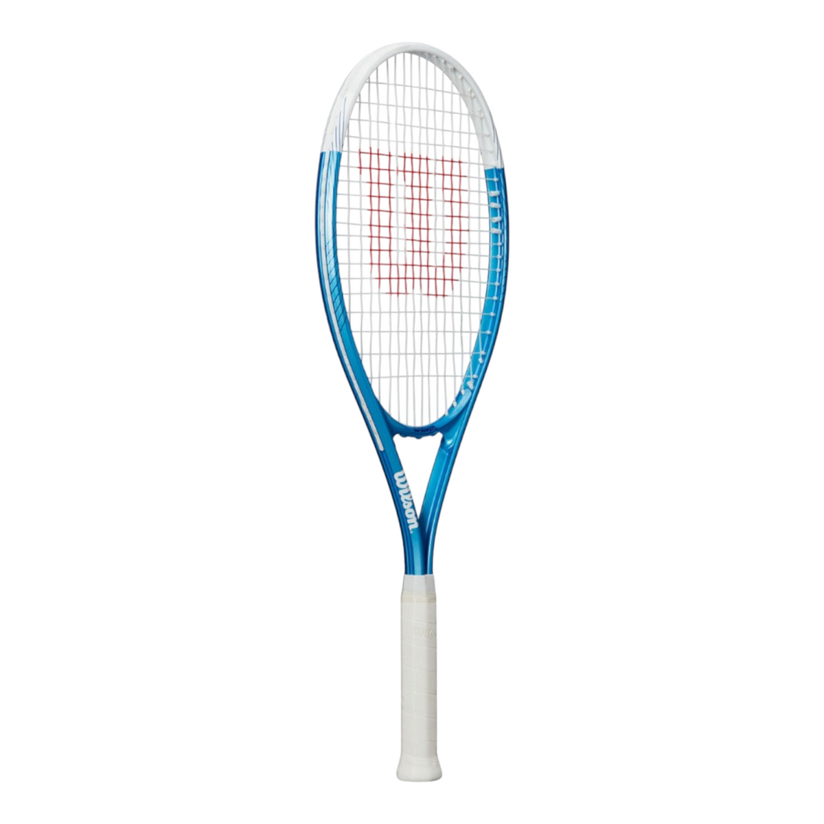Raqueta de tenis Wilson Ultra Power 112 XL en color azul y blanco, disponible en Radach Sports para principiantes.