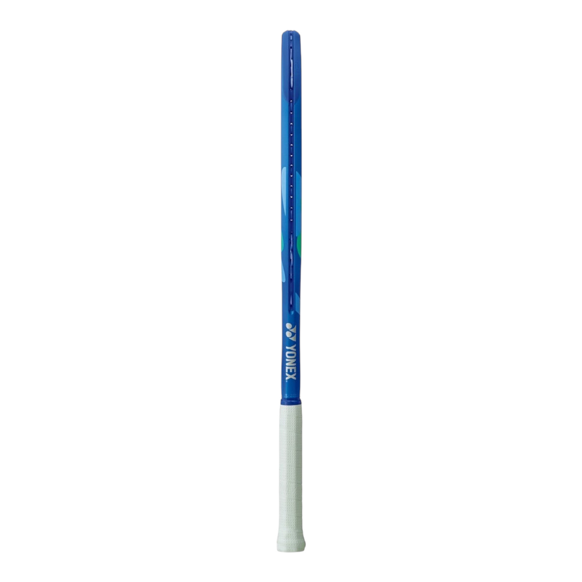 Raqueta de tenis Yonex Ezone Alpha de Radach Sports en color azul con diseño Blue Blast y empuñadura blanca