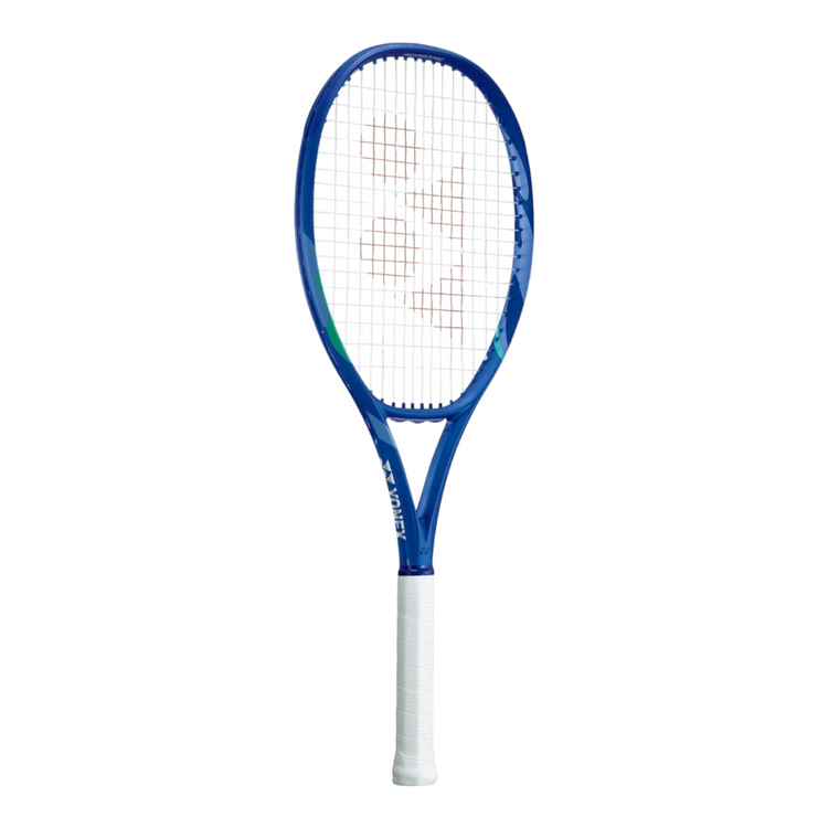 Raqueta de tenis Yonex Ezone Alpha azul de 260g con diseño Blue Blast y empuñadura blanca en Radach Sports