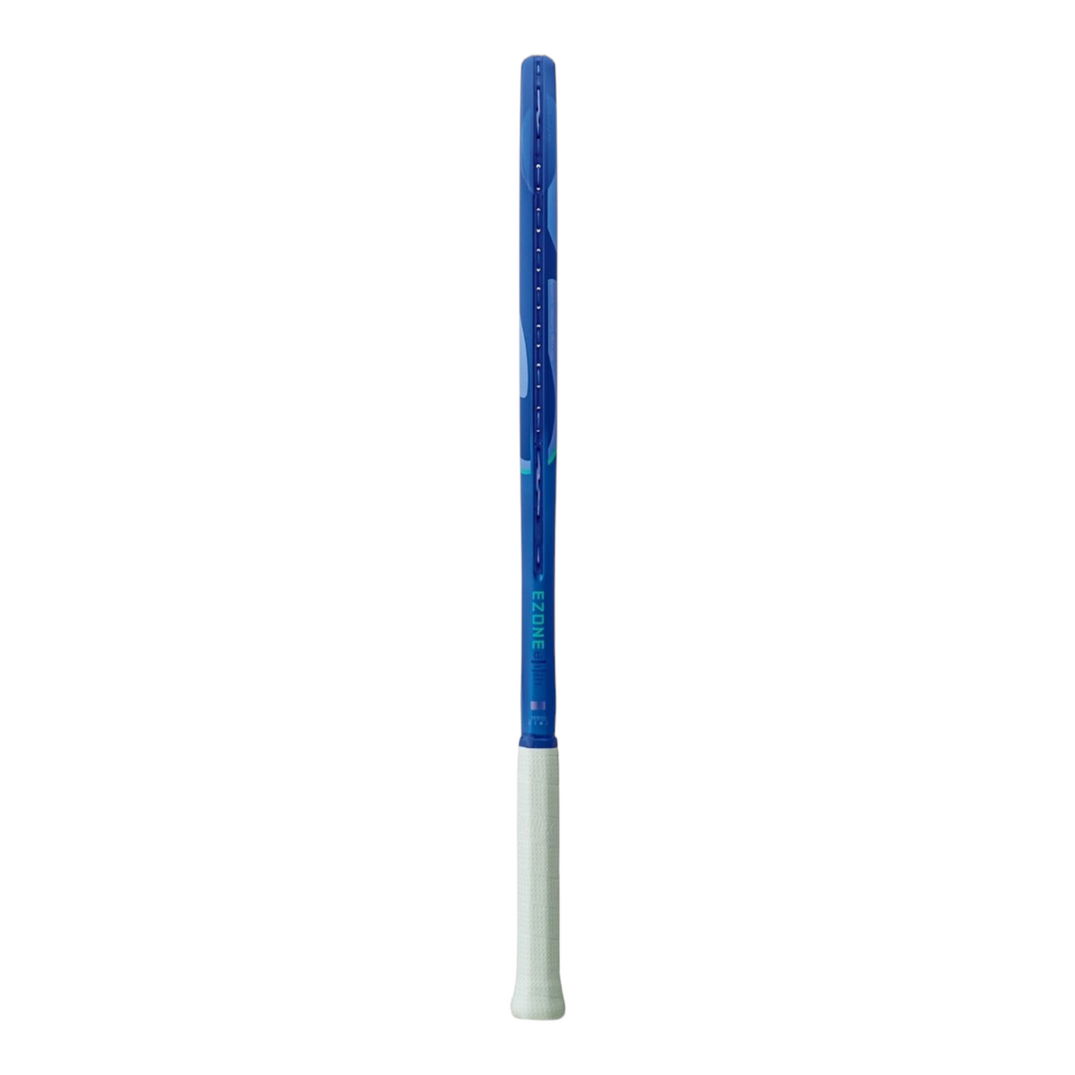 Raqueta de tenis Yonex Ezone Alpha de Radach Sports en color azul con diseño Blue Blast y empuñadura blanca