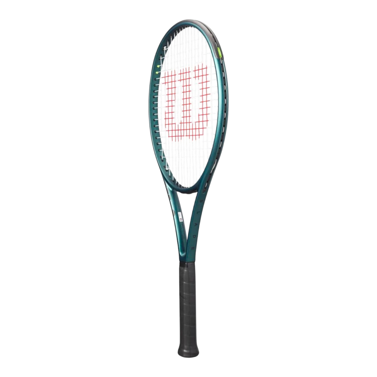 Raqueta de tenis Radach Sports Wilson Blade 100L V9 en color verde esmeralda mate con diseño ligero y profesional