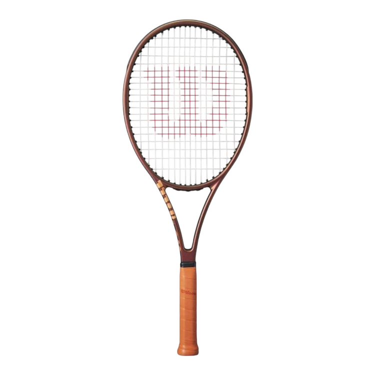 Raqueta de tenis Radach Sports Wilson Pro Staff 97UL V14 en tono tierra con diseño elegante y mango ergonómico