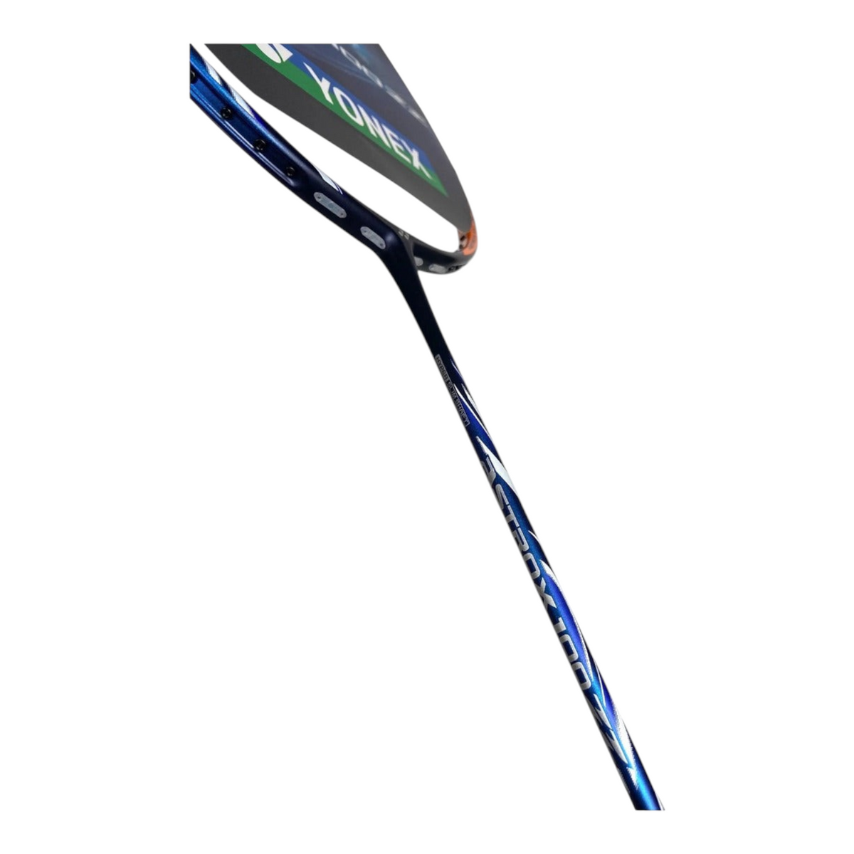 Raqueta de bádminton Radach Sports Yonex Astrox 100 ZZ en color azul marino oscuro con diseño profesional de grafito