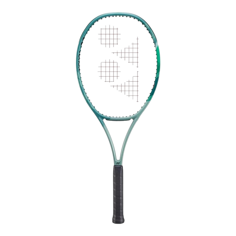 Raqueta de tenis Yonex Percept 97L de 290g en color verde oliva, disponible en Radach Sports